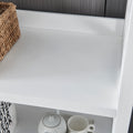 Bookcases, Bookshelf - White Wood Mdf