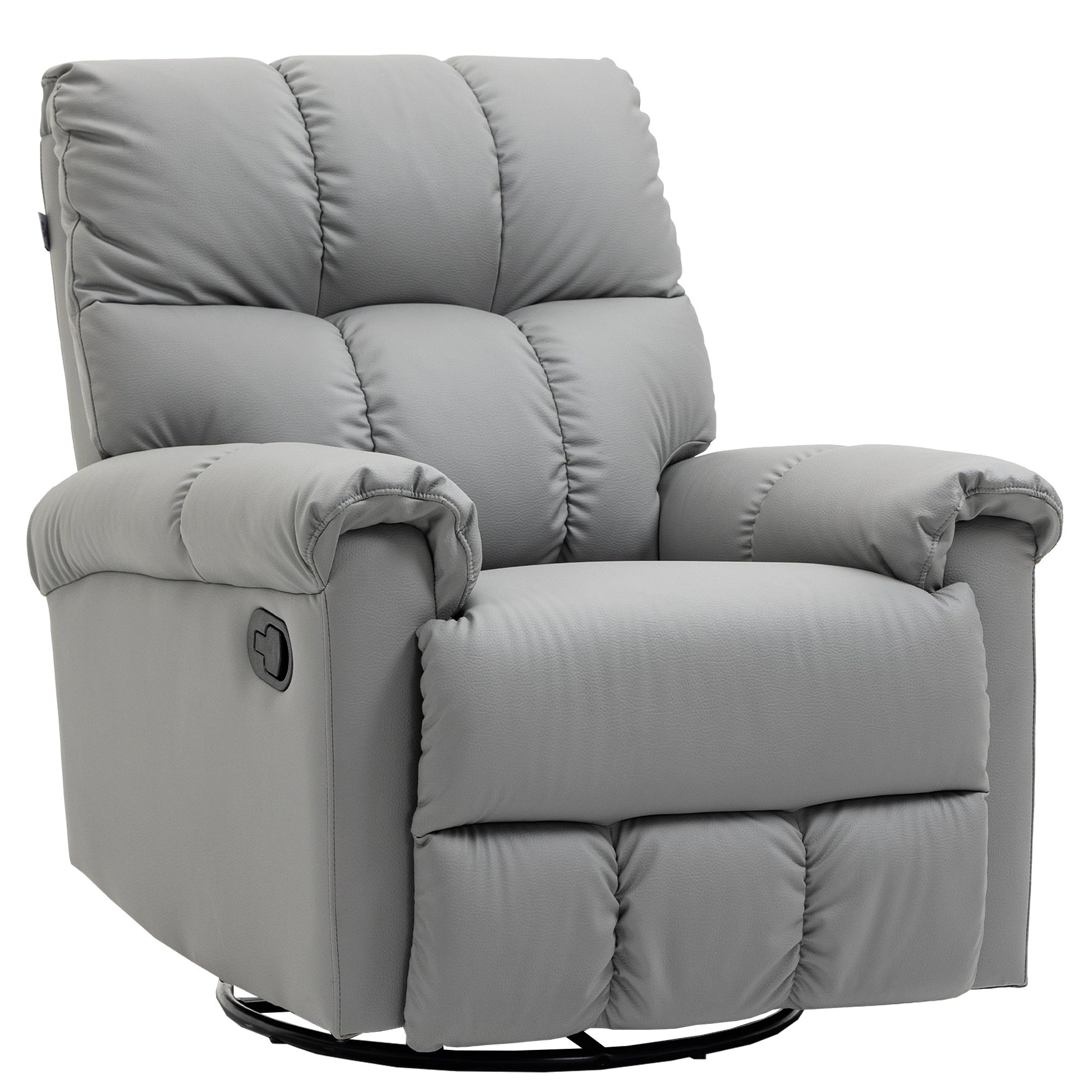 Homcom Rocker Recliner Chair With Overstuffed