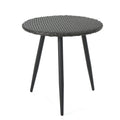 Kenneth 3 Pc Chat Set - Grey Pe Rattan Iron