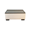 Concord Storage Console Hemp Beige - Beige Wood