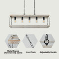 Filep 5 Light Farmhouse Kitchen Island Pendant