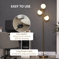 Homcom 3 Light Modern Floor Lamps for Living Room