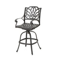 ALFRESCO KD SWIVEL BARSTOOL copper-aluminium