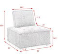 Upholstered Seating Armless Accent Chair, Leisure