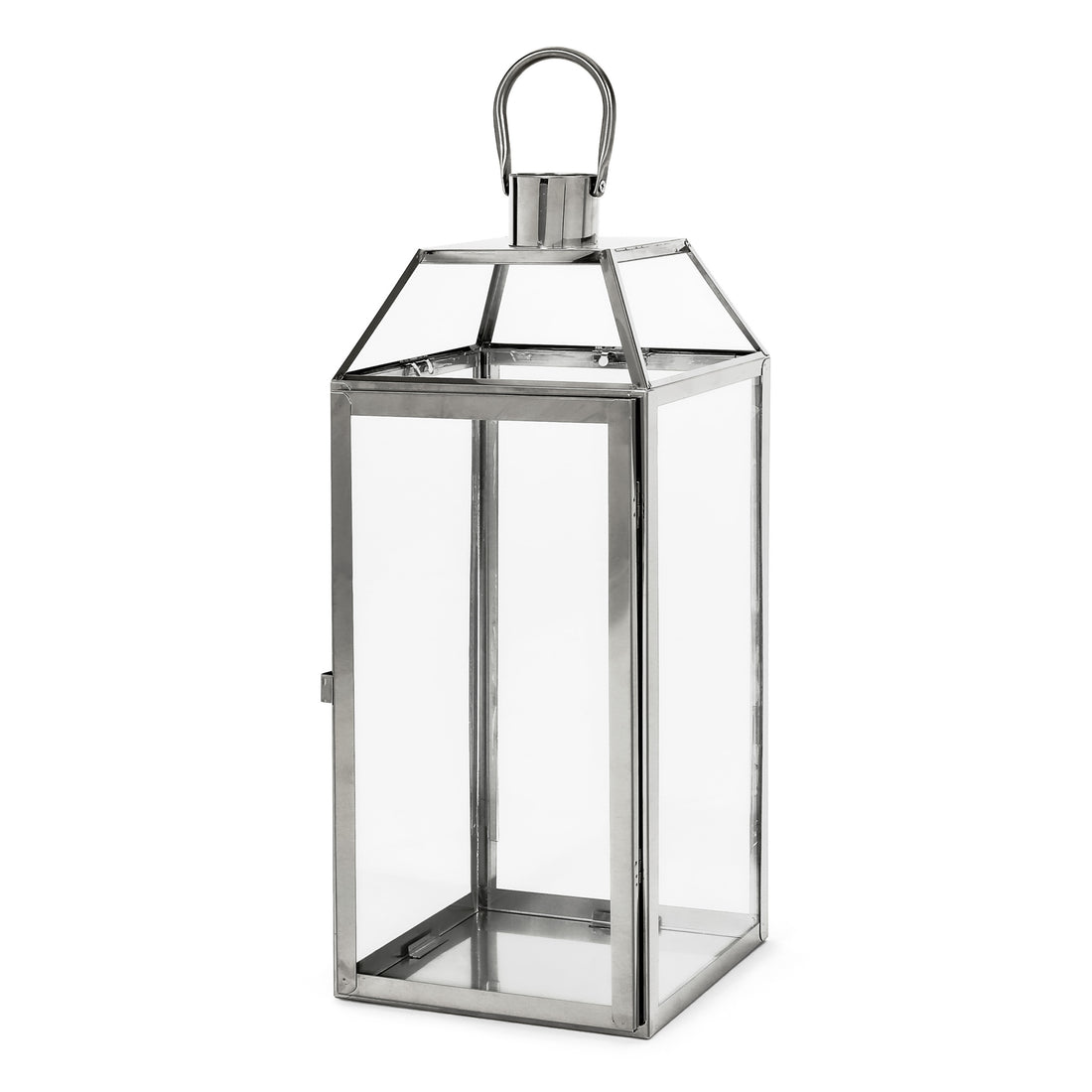 Harris 18"H Stainless Steel Lantern - Silver