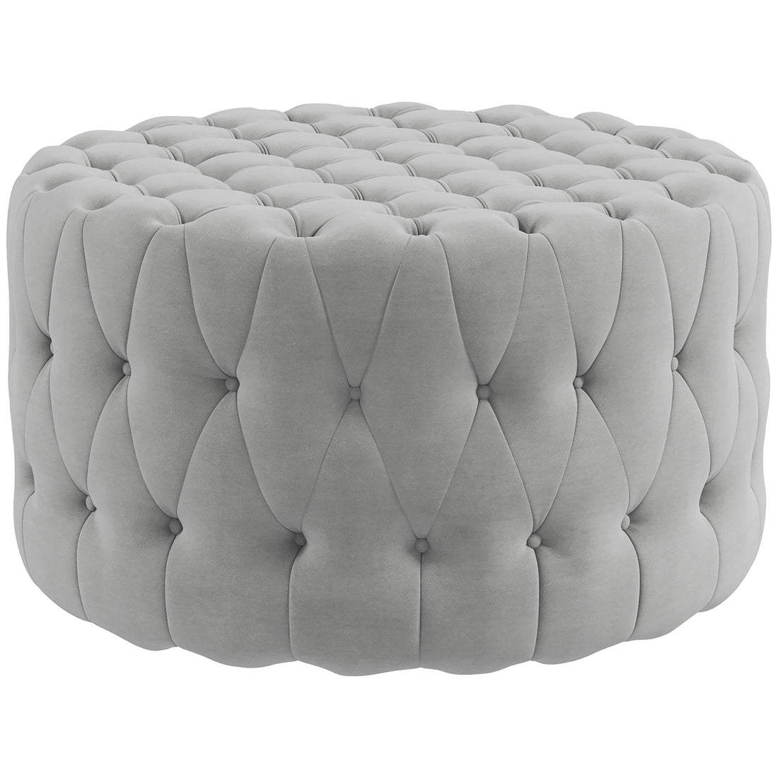 Homcom Button Tufted Ottoman Foot Stool with