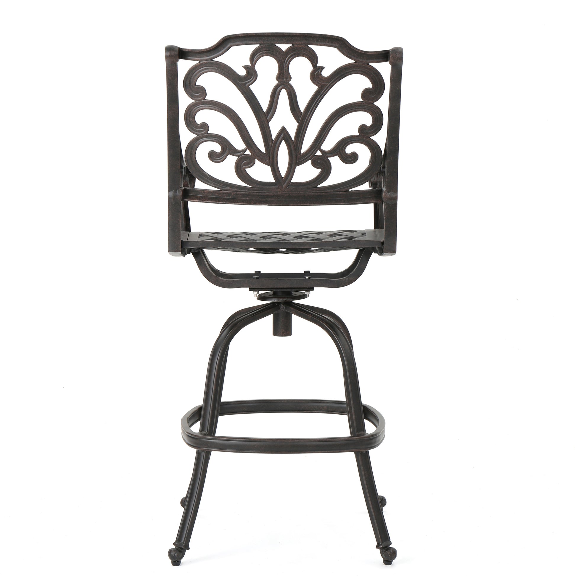 ALFRESCO KD SWIVEL BARSTOOL copper-aluminium