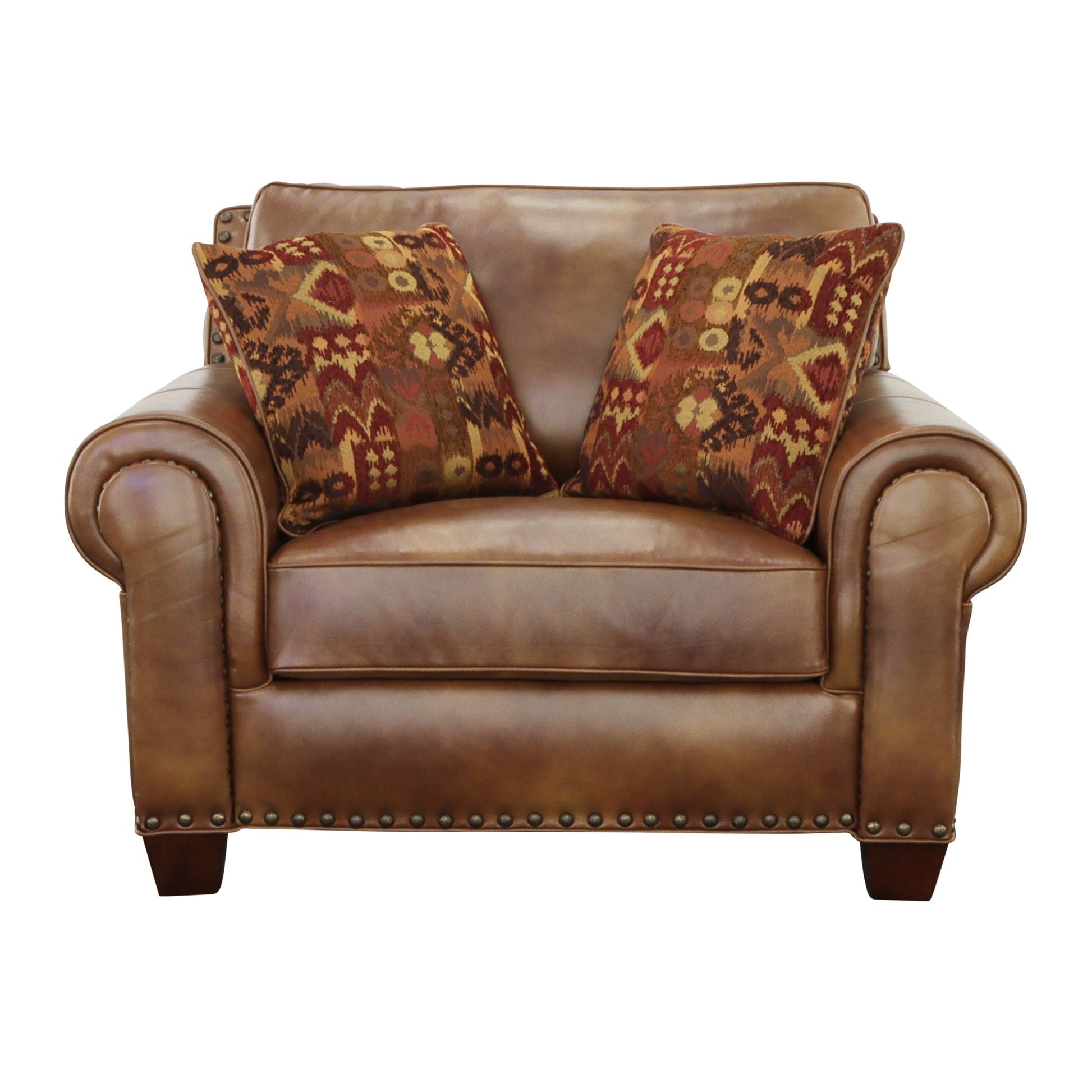 Rustic All Leather Chair Premium Construction,