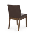 Dining Chair - Dark Brown Rubber Wood