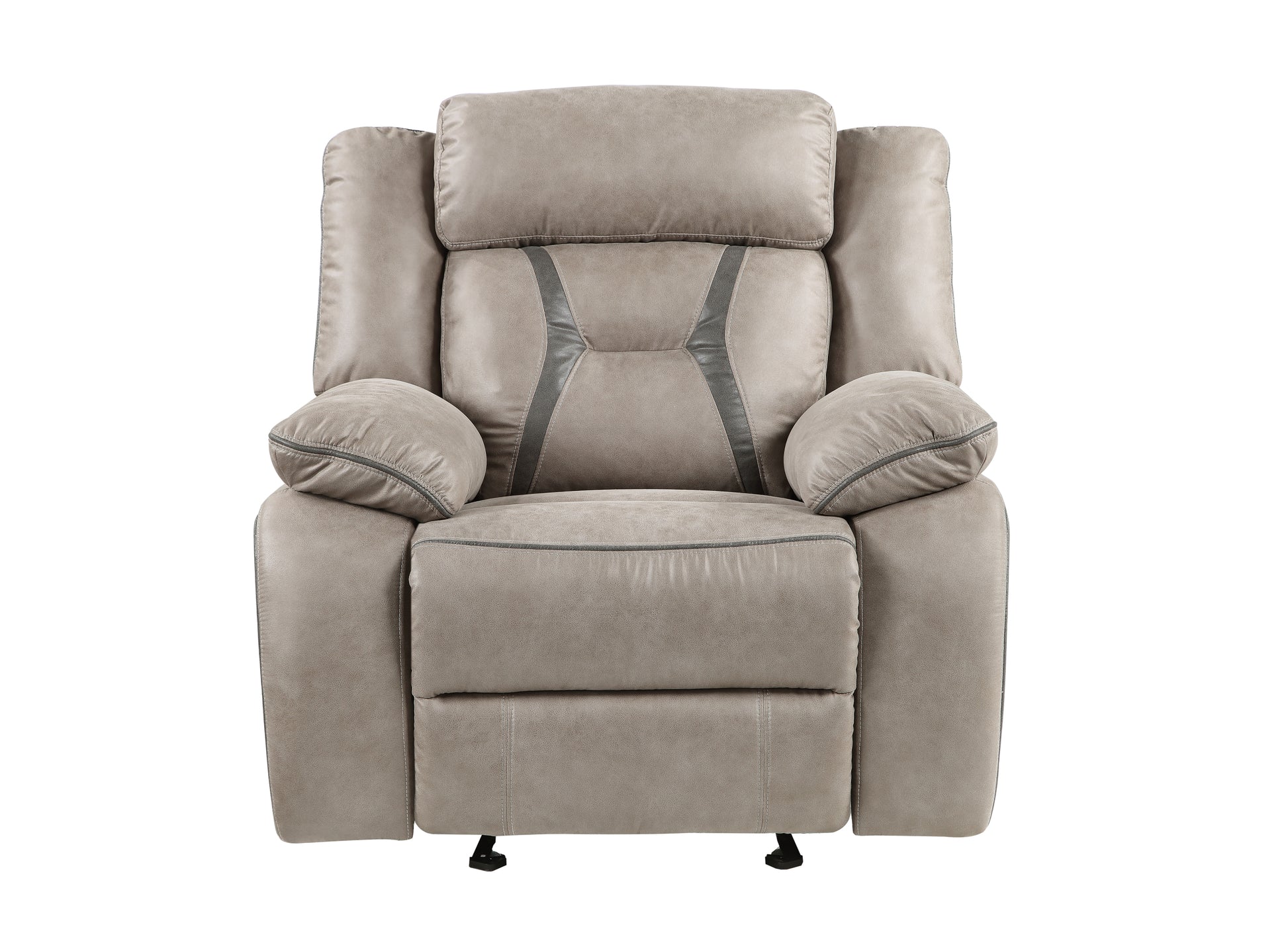 Tyson Glider Recliner Pearl Silver - Silver White