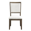 Bordeaux Side Chair Set Of 2 Brown - Brown Wood