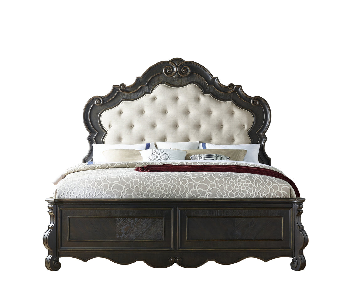 Rhapsody King Bed Dark Brown - King Dark Brown