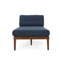 CHAISE LOUNGE navy blue-fabric