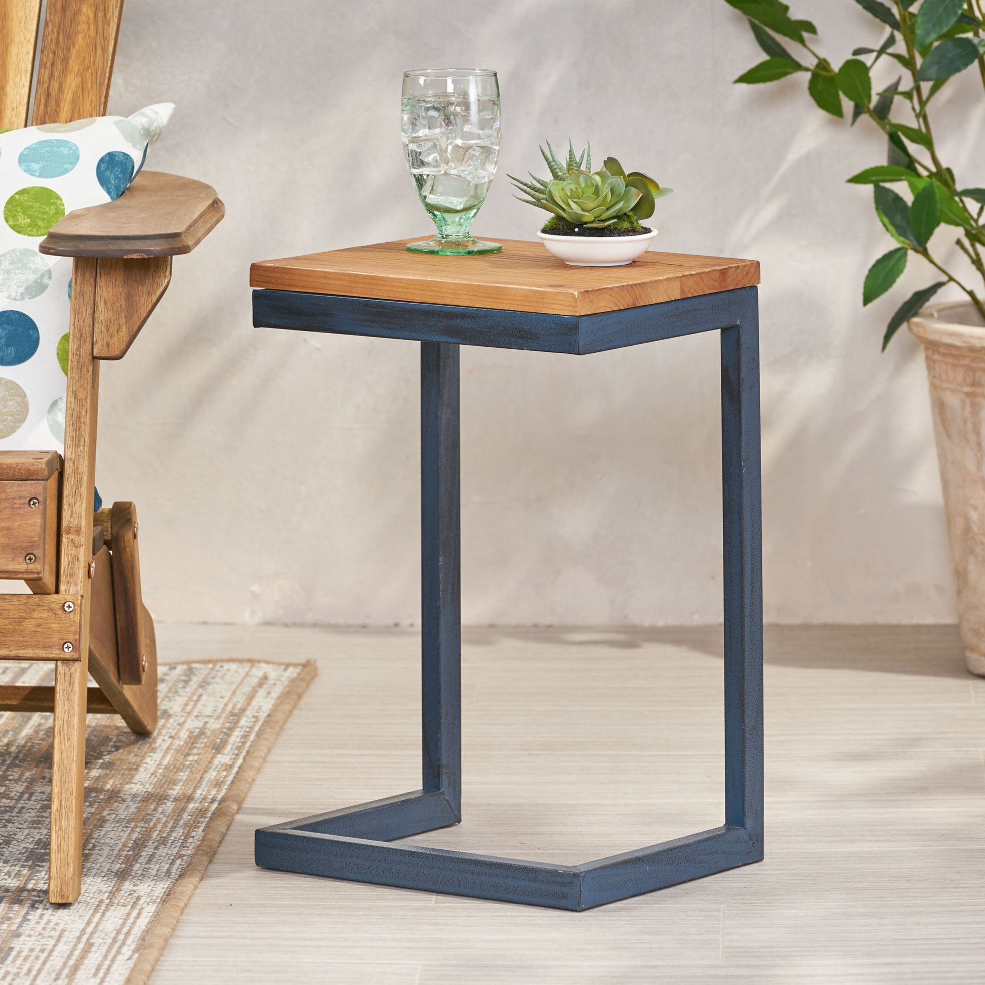 Accent Table Small - Black Wood