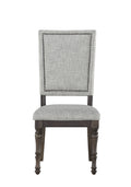 Linnett Upholstered Back Chair Set Of 2 Dark