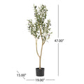 120CM ARTIFICIAL OLIVE TREE green-iron+plastic