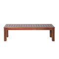 Manila 61.75'' Bench Set Of 2 - Dark Brown Wood