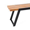 Gaylor Mp1 Bench - Black Acacia Wood