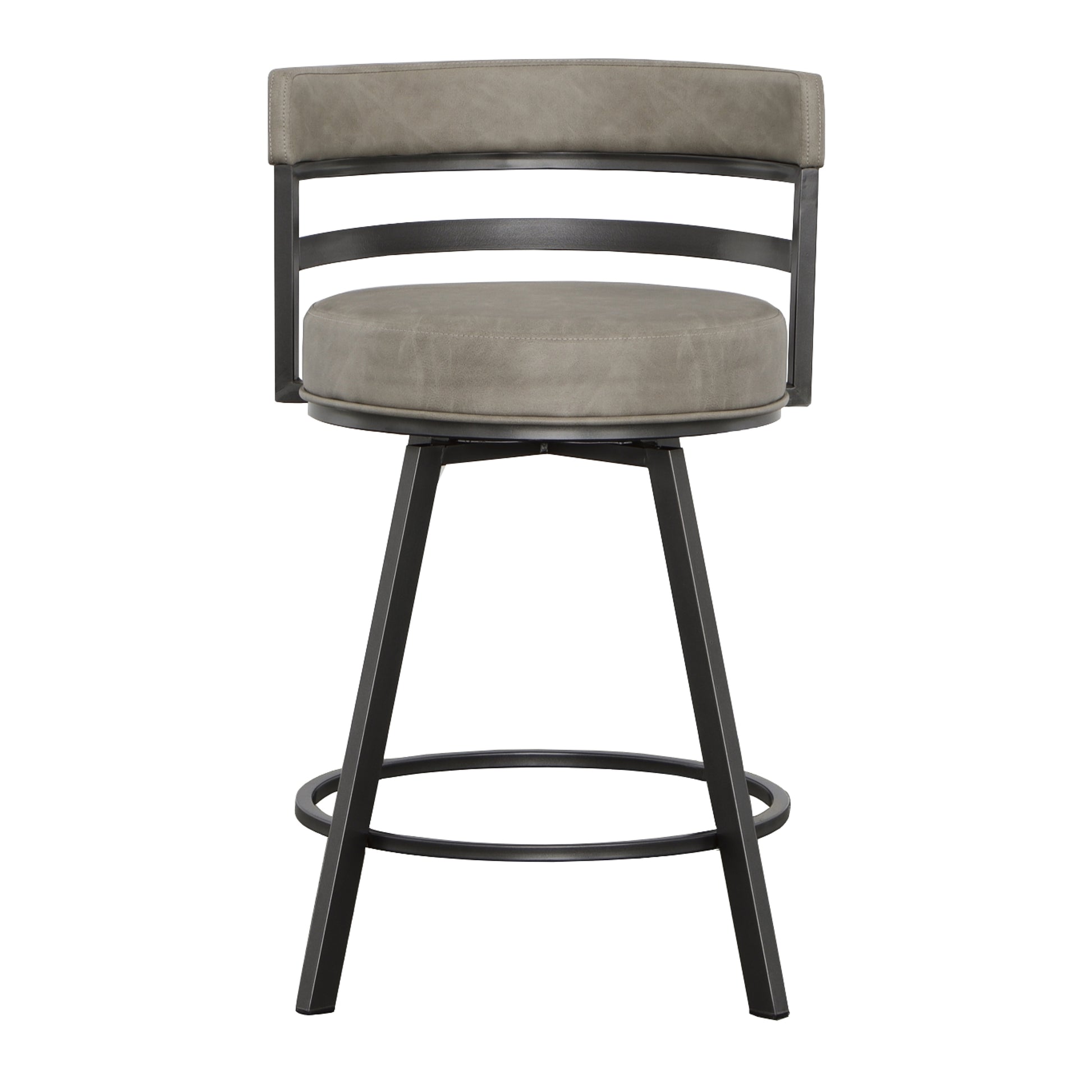 Gene Swivel Counter Stool Dark Gray - Dark Gray