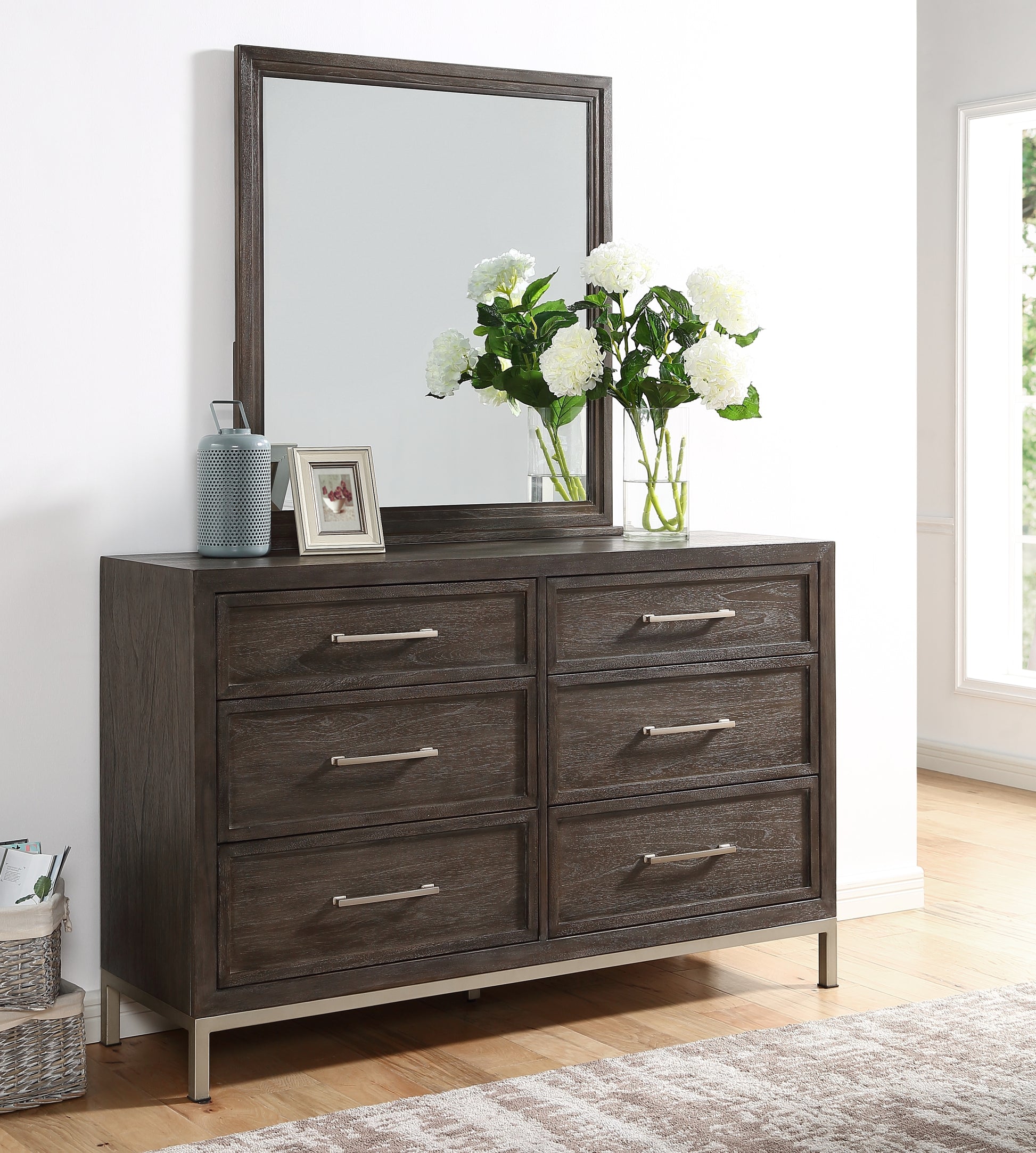 Broomfield Dresser Brown - Brown Wood