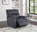 Lovell Power Reclining Chair Dark Gray - Dark