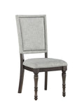 Linnett Upholstered Back Chair Set Of 2 Dark