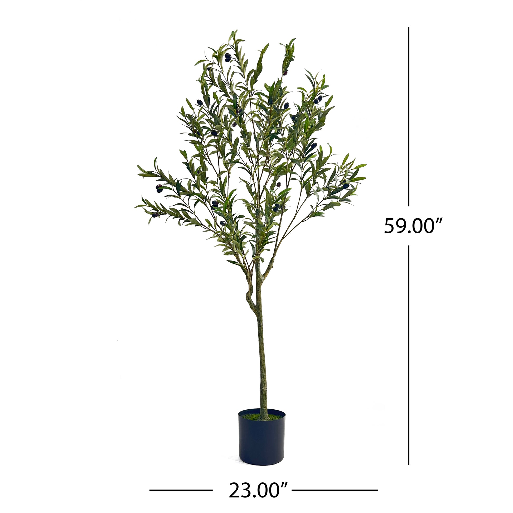 150CM ARTIFICIAL OLIVE TREE green-iron+plastic