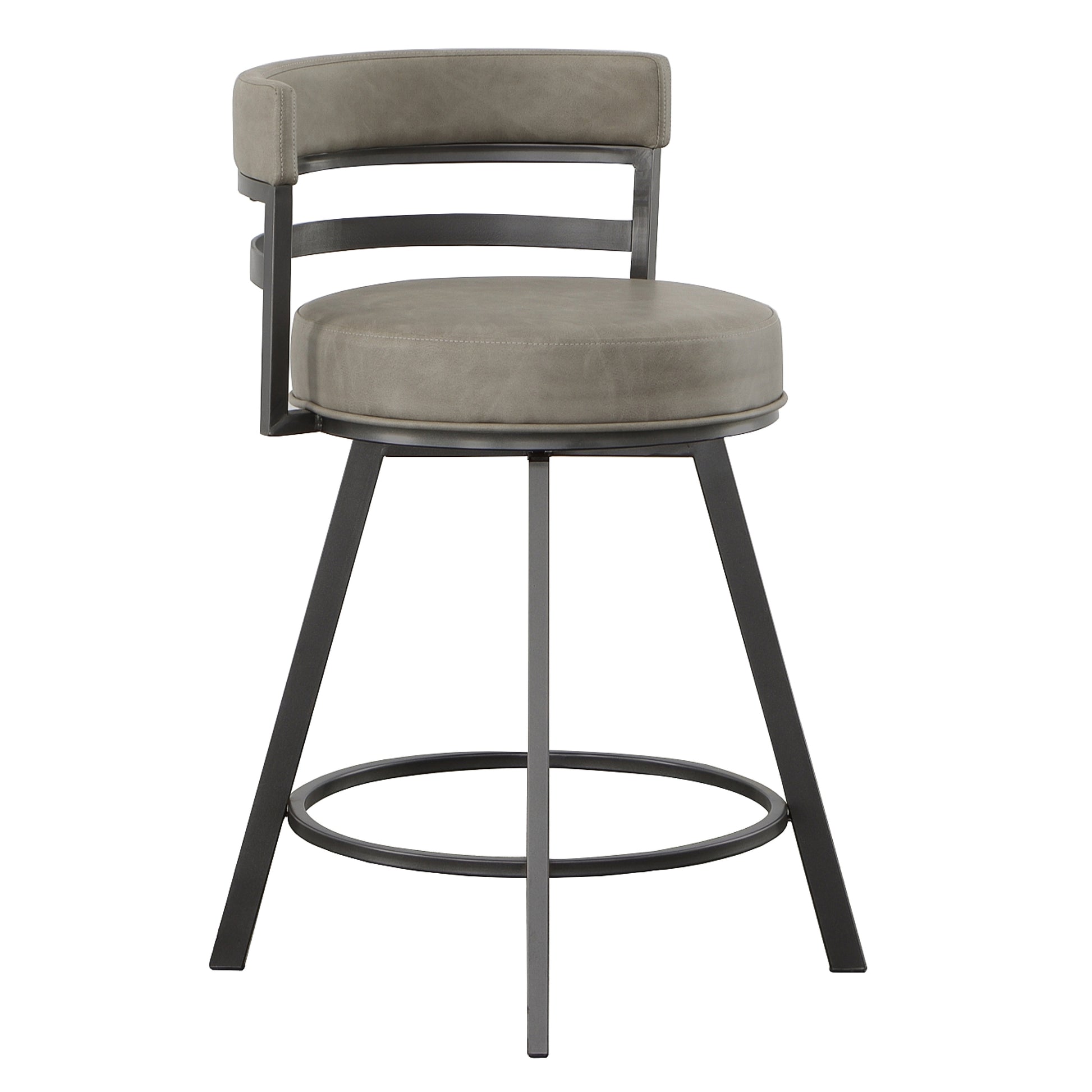 Gene Swivel Counter Stool Dark Gray - Dark Gray