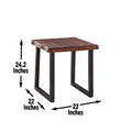 Jennings Live Edge 3 Piece Occasional Table Set