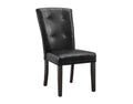 Francis Pu Side Chair Set Of 2 Black - Black Wood