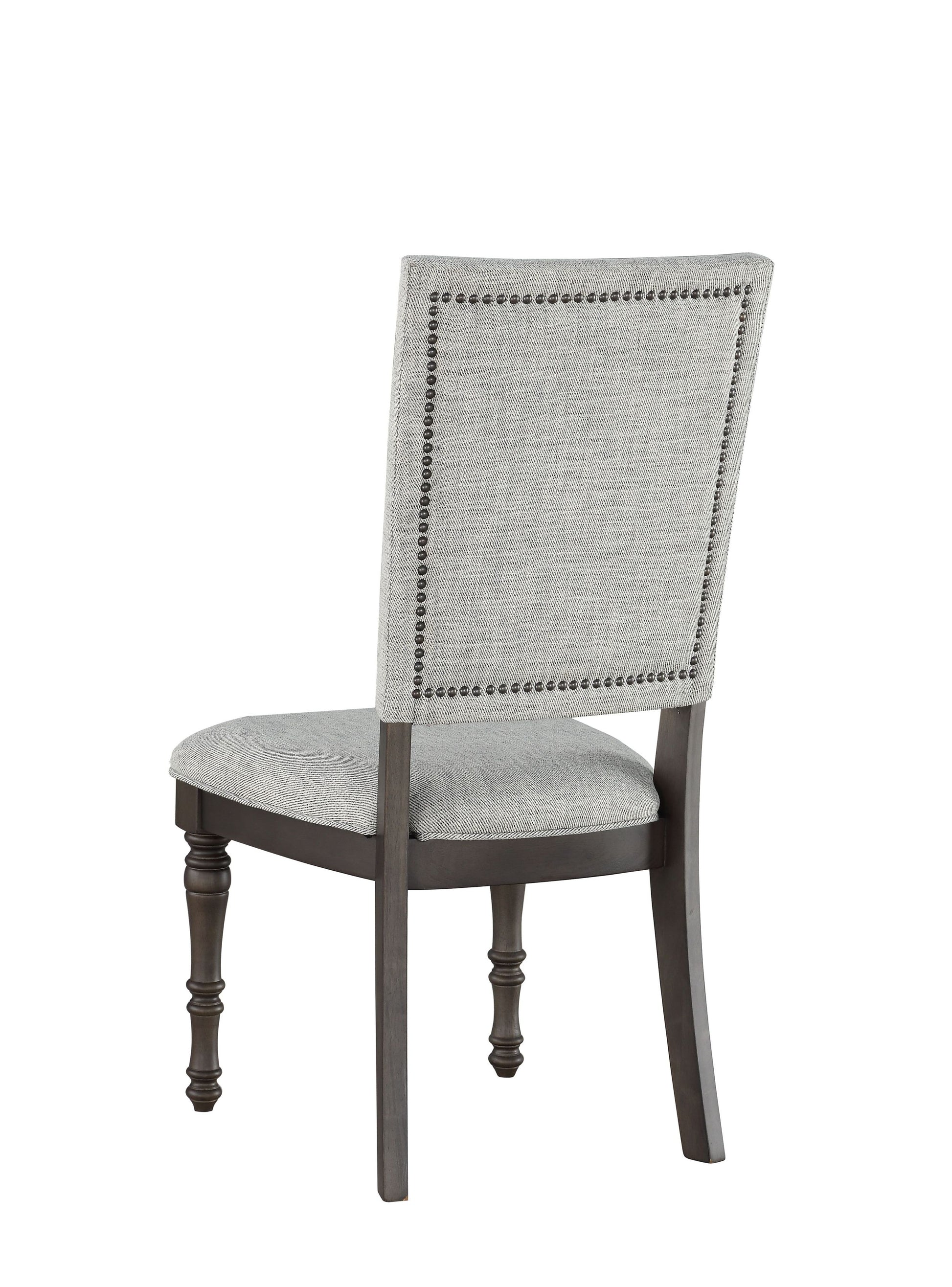 Linnett Upholstered Back Chair Set Of 2 Dark