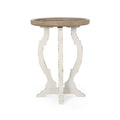 ACCENT TABLE natural+white-mdf