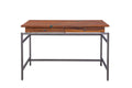 Tamra Desk With Drawers Brown - Brown Wood