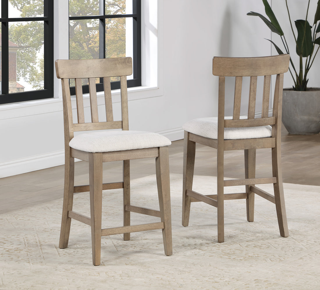 Napa Counter Chair Set Of 2 Sand - Light Brown