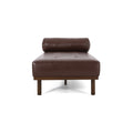 CHAISE LOUNGE dark brown-wood