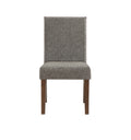 Quinn Chair Set Of 2 Dark Brown - Dark Brown Wood