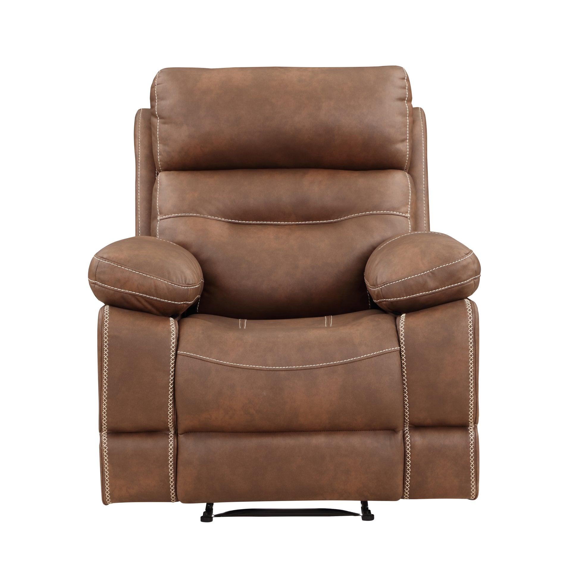 Rudger Manual Recliner Chair Brown - Dark Brown