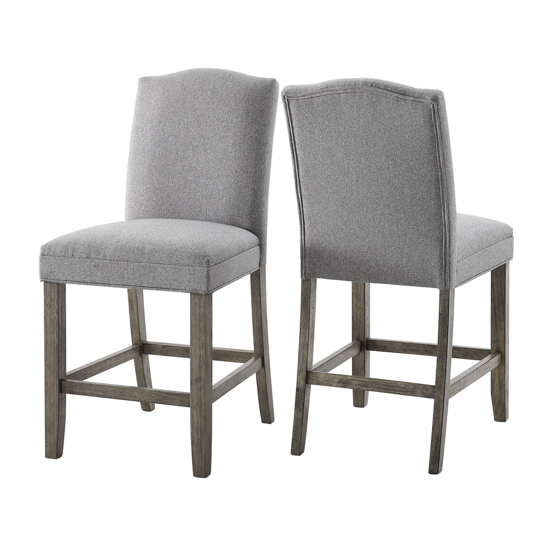 Grayson Counter Chair Set Of 2 Gray - Dark Gray