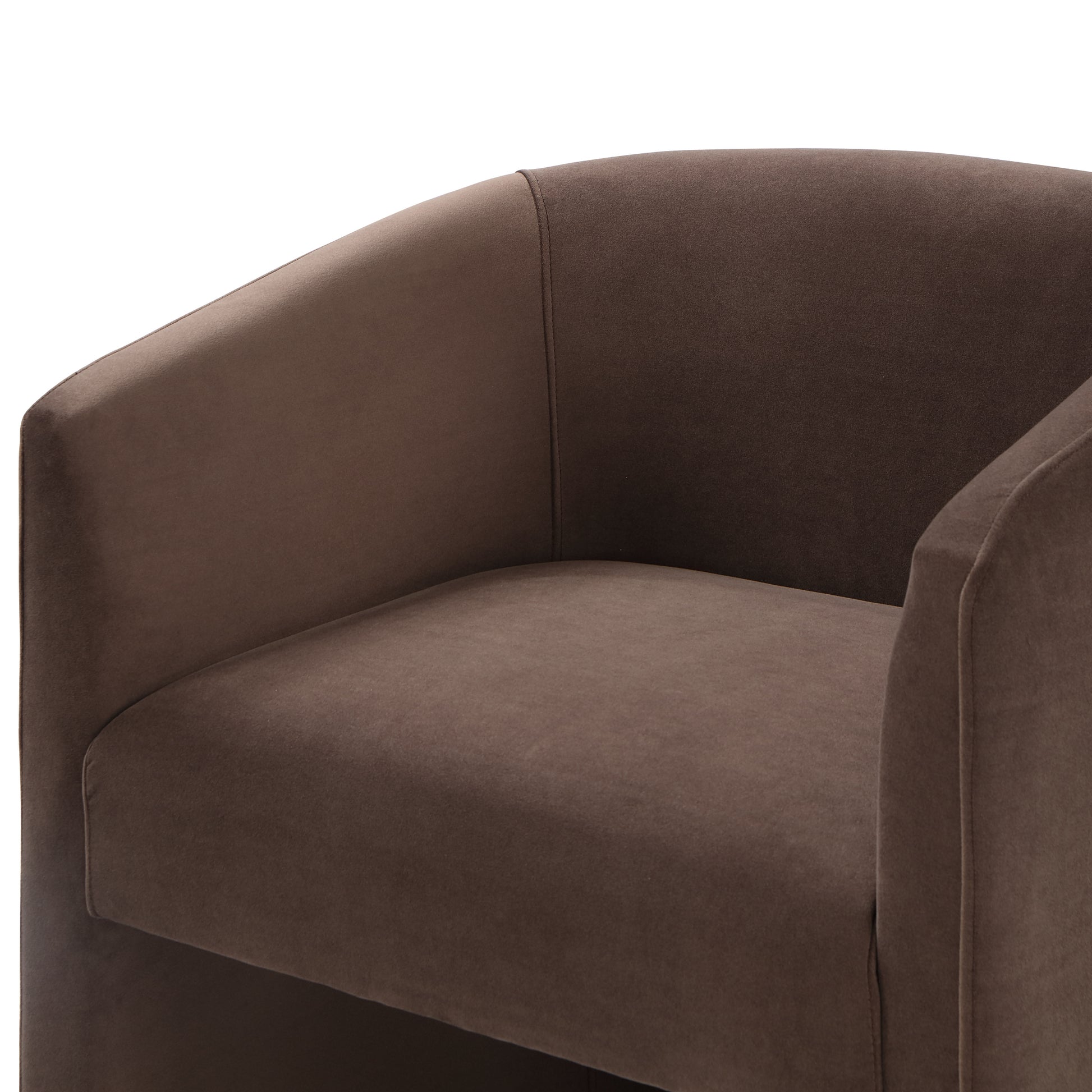 Iris Upholstered Dining Or Accent Chair Cocoa -