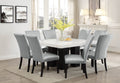 Camila Pu Dining Chair Set Of 2 Silver - Silver