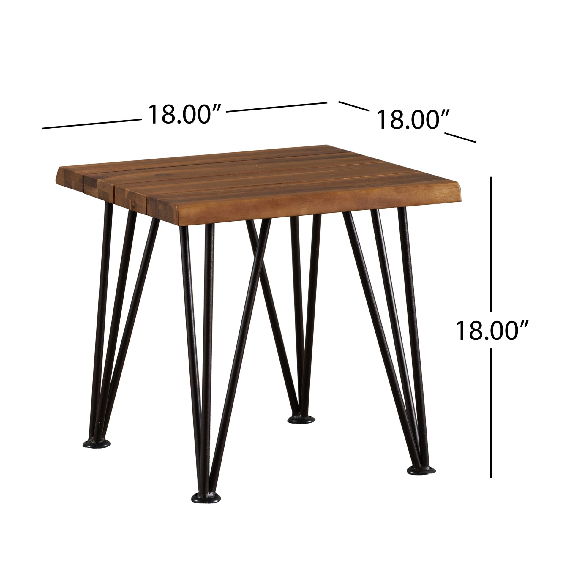 Zion Industrial Wood And Metal Coffee Table With