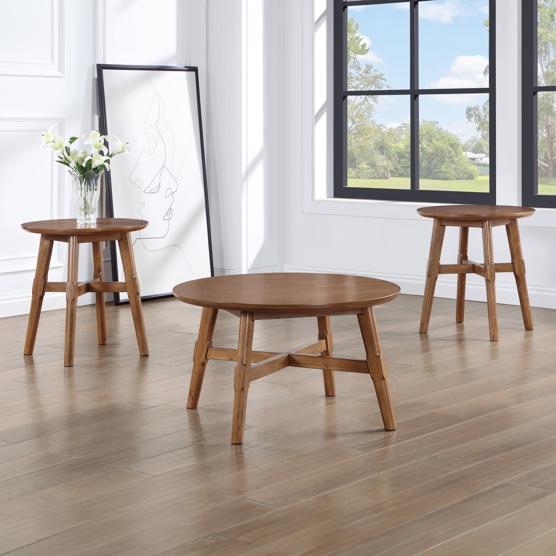 Oslo Coffee Table Brown - Brown Wood