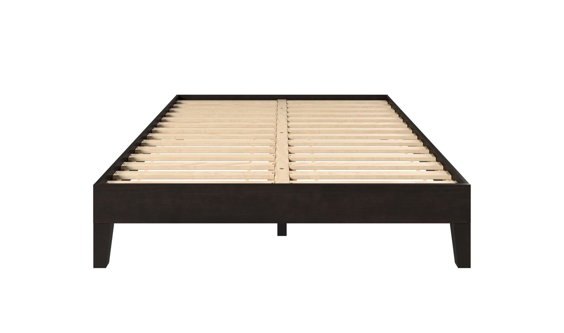 Nix Full Platform Bed Black - Full Black Wood