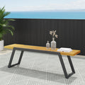 Gaylor Mp1 Bench - Black Acacia Wood