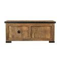 Tv Stand - Natural Black Fabric