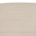 Mid Century Modern Fabric Channel Stitch Wood Pushback sand-fabric