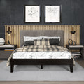 Nix Full Platform Bed Black - Full Black Wood