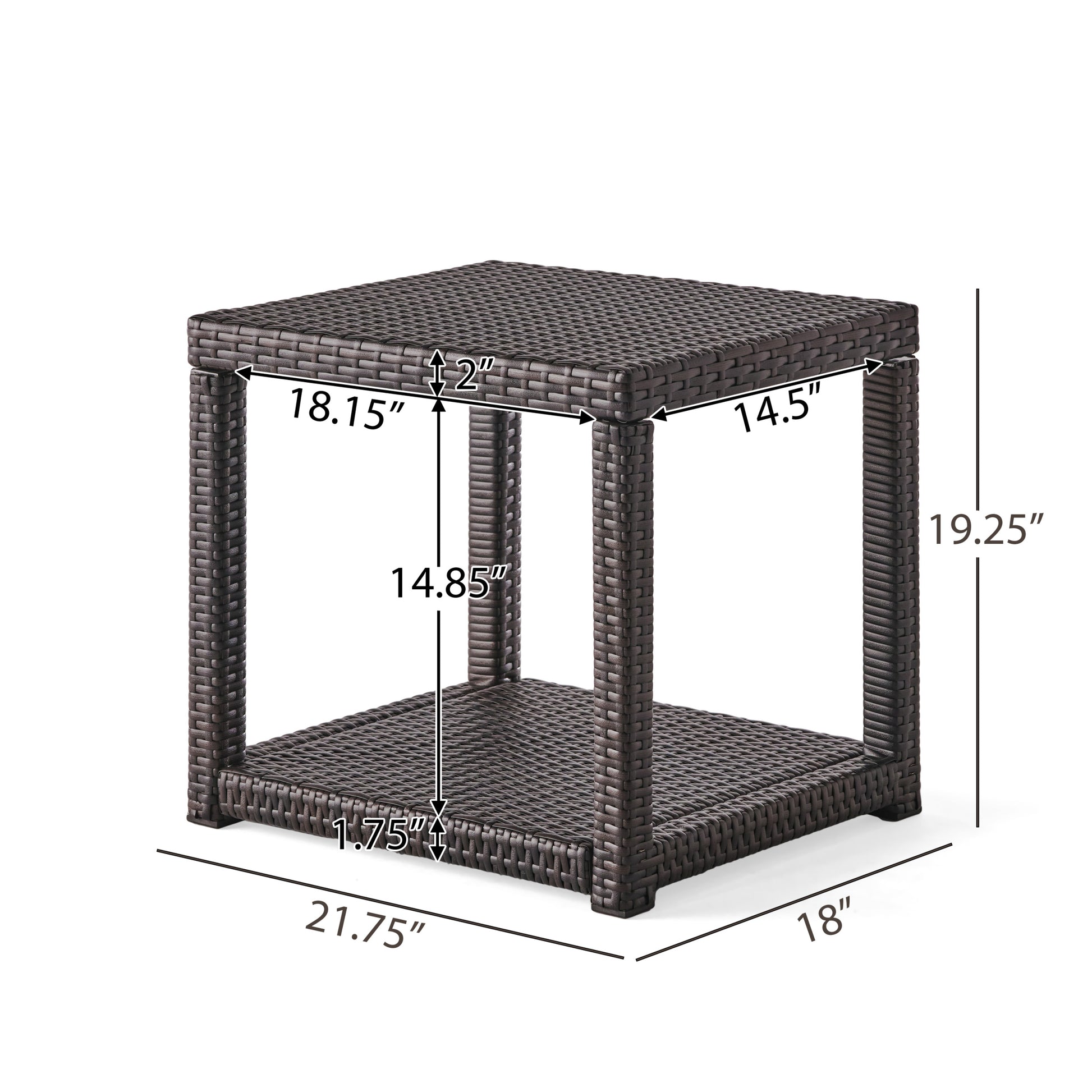 Boracay Accent Table Brown