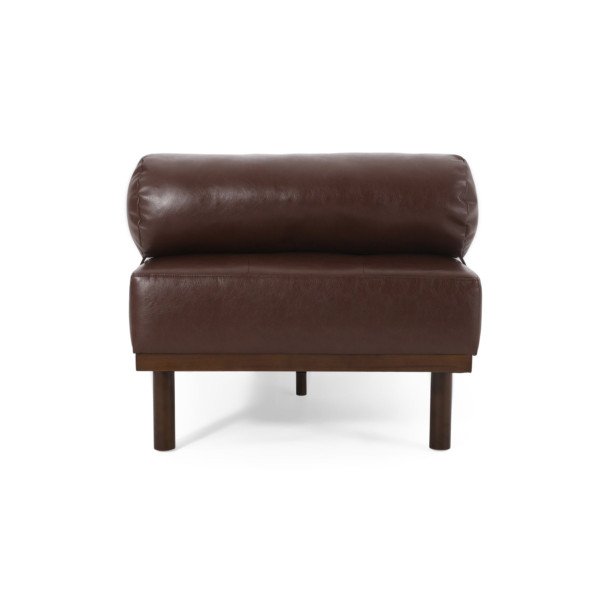 CHAISE LOUNGE dark brown-wood