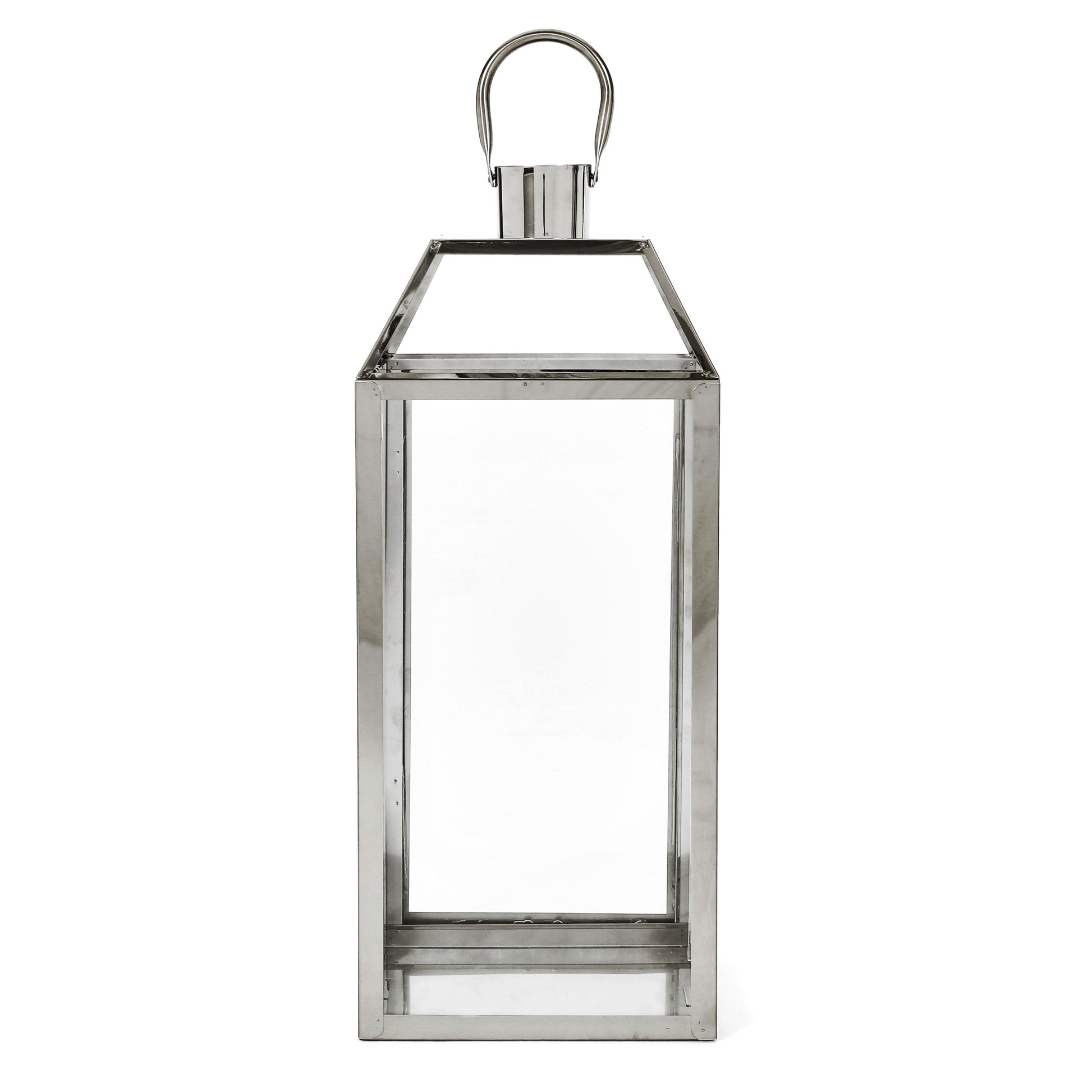 Harris 18"H Stainless Steel Lantern - Silver